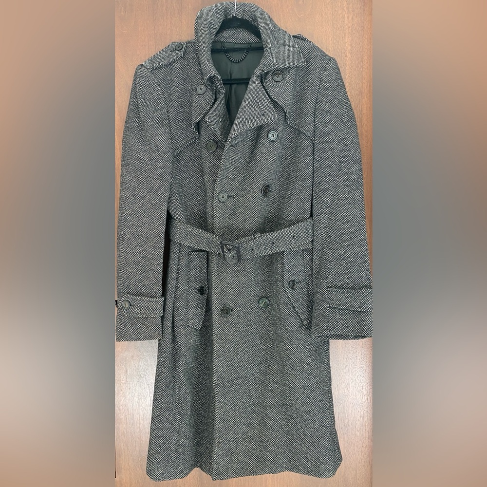 Burberry Wool Tweed Trench size 52 IT
